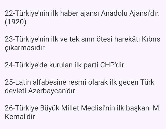 kpss tarihte ilkler