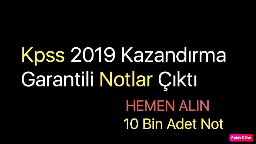 kpss kazandıran notlar