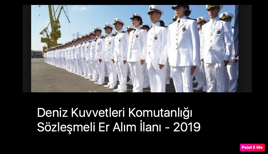 Deniz Kuvvetleri Komutanlığı Sözleşmeli Er Alım İlanı - 2019