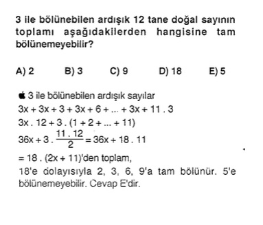 kpss ardışık sayılar matematik sorusu