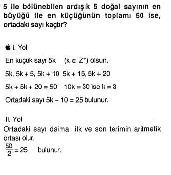 kpss ardışık sayılar soru