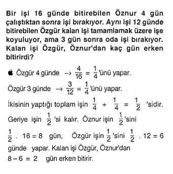 kpss matematik işçi problemi sorusu 