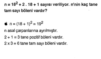 kpss matematik tam sayı bölen bulma sorusu