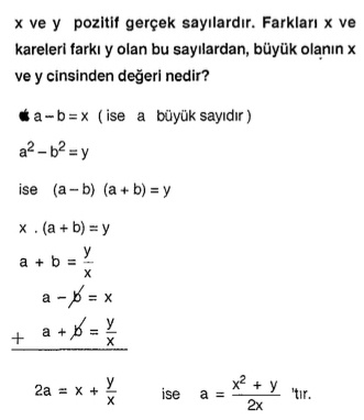 matematik çarpanlara ayırma soruları