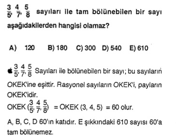 matematik okek obeb sorusu