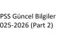 KPSS Güncel Bilgiler 2025-2026 (Part 2)
